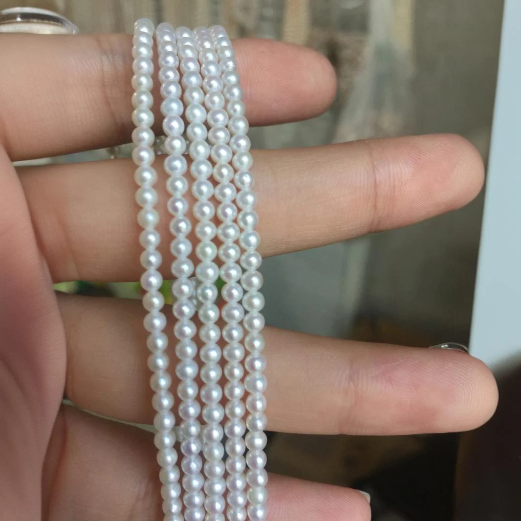 Round Freshwater Pearl Strands for Jewelry Making