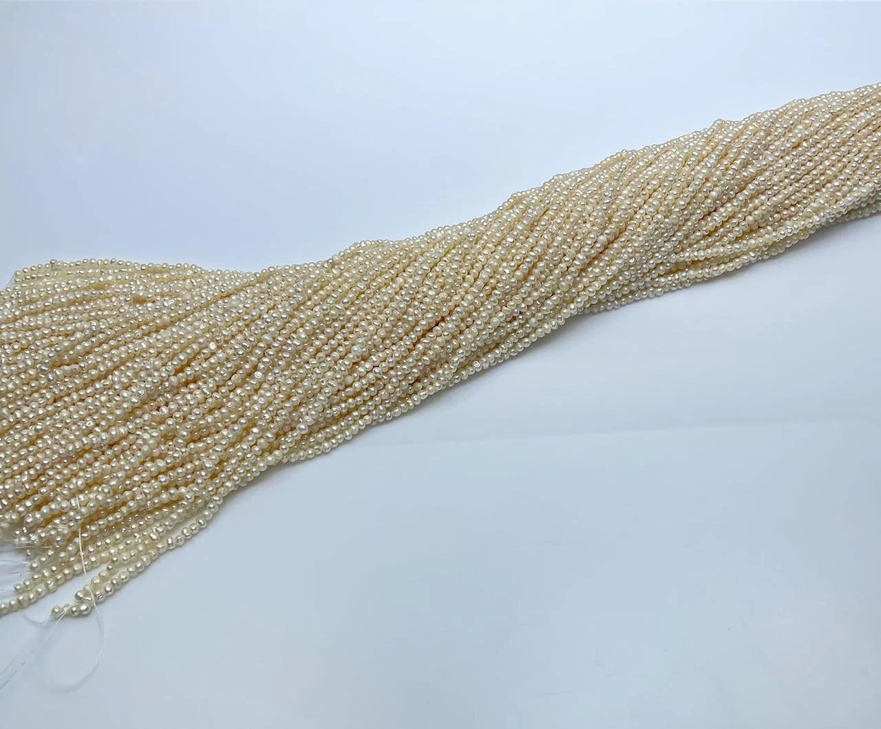 Oval Freshwater Pearl Strands for Jewelry Making