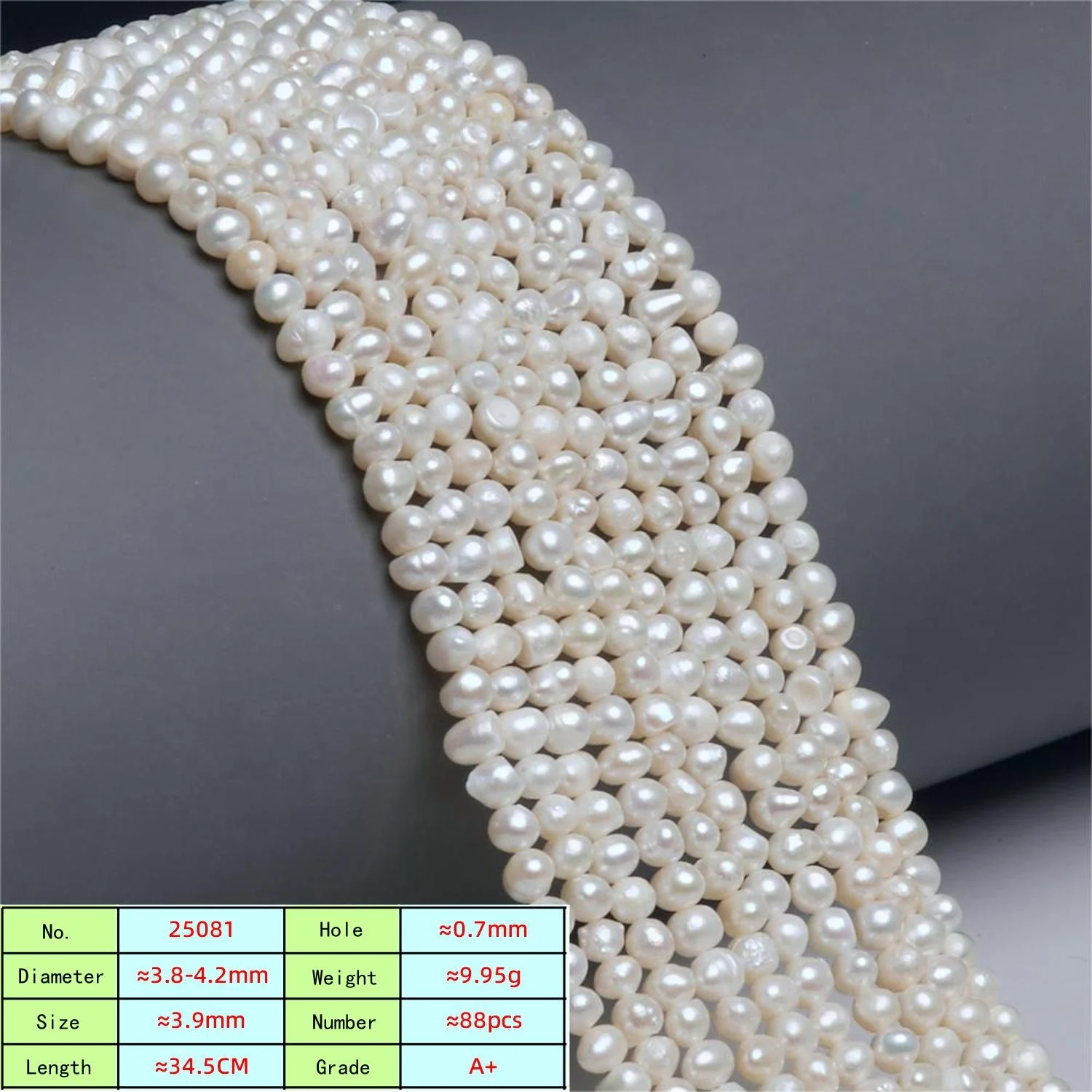 Oval Freshwater Pearl Strands for Jewelry Making