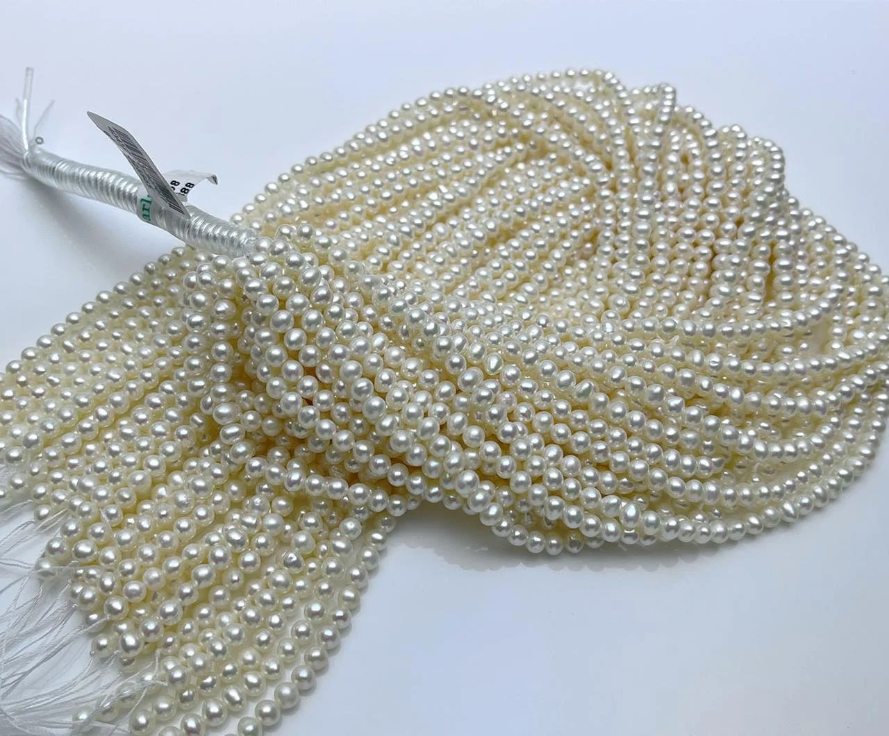 Oval Freshwater Pearl Strands for Jewelry Making