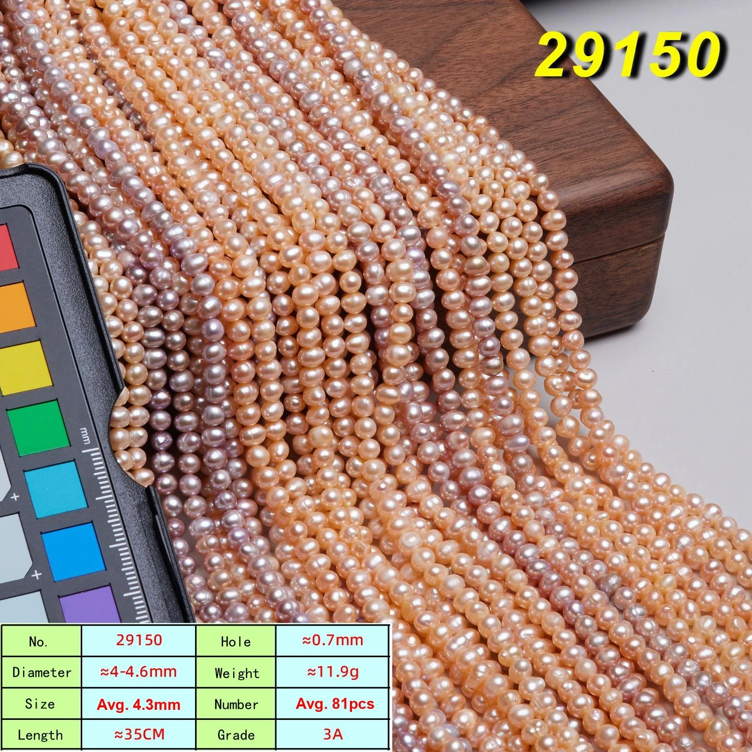 Oval Freshwater Pearl Strands for Jewelry Making