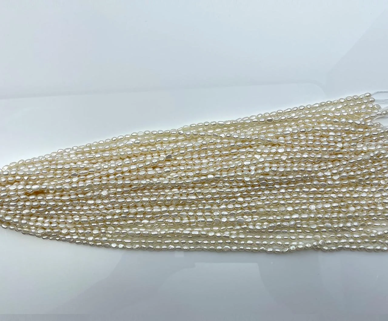 Two-Side Luster Freshwater Pearl Strands