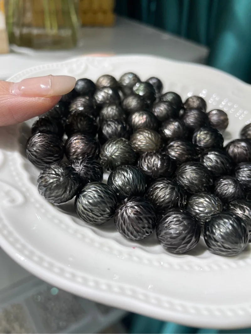 Dragon-Scale Tahitian Pearl, 10–14 mm — Single Pearl