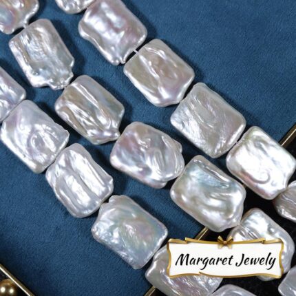 Baroque - Square-Shaped - 18*25mm - High Luster - Thick