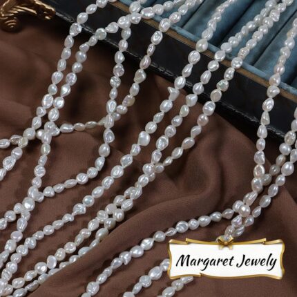 Baroque - 5-6mm - Keshi - Straight Drilled