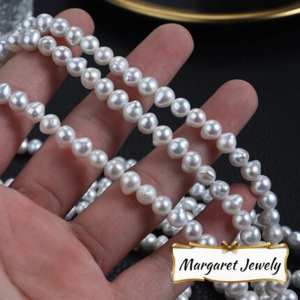 Baroque - Drop-Shaped - 6-7mm - Cold Luster