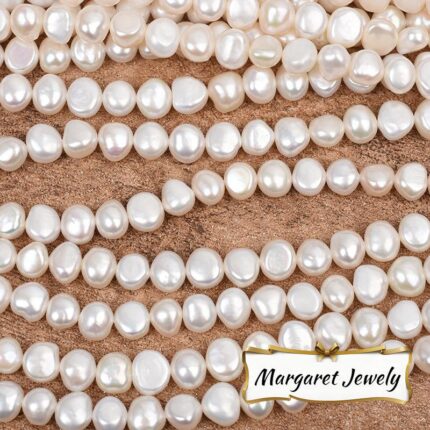 Two-Side Luster - Horizontal Drilled - 9-10mm