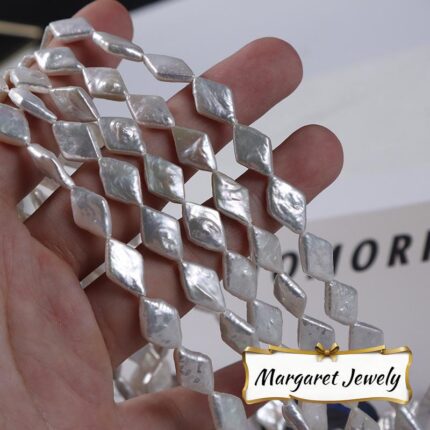 Baroque - Diamond-Shaped - 8-9mm - High Luster