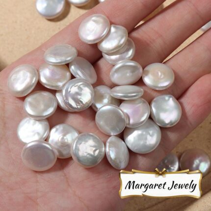 Baroque - Button-Shaped - 12-13mm - High Luster