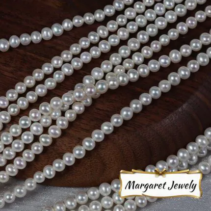 Near Round - 4-5mm - High Luster